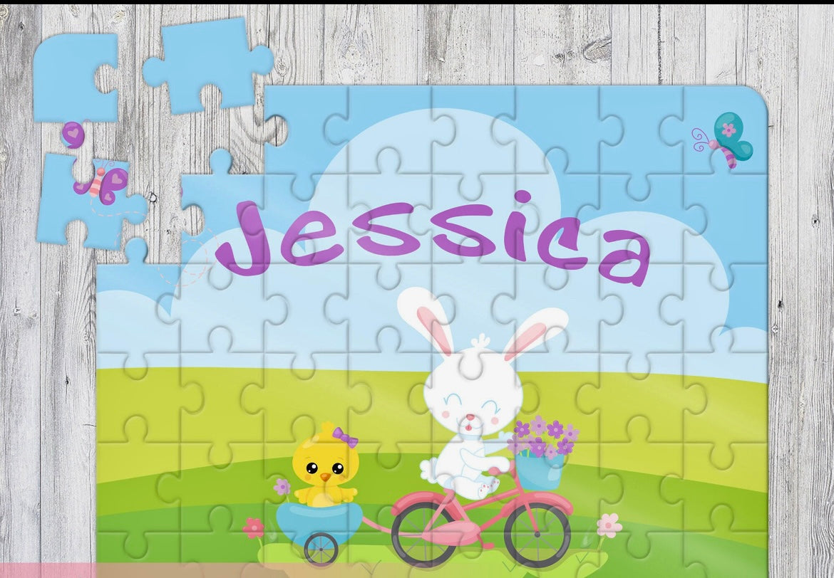 Bunny Bike Puzzle