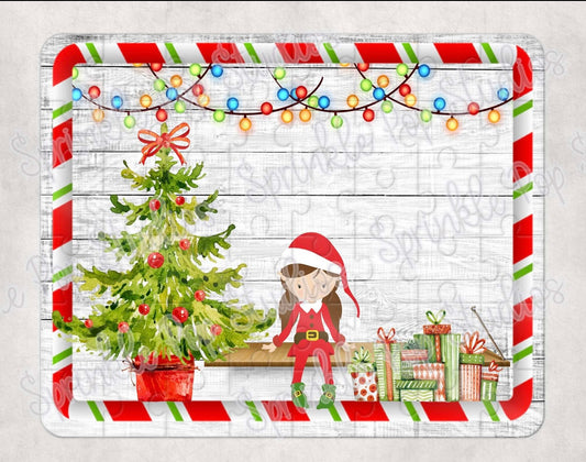 Girl elf on the shelf Puzzle