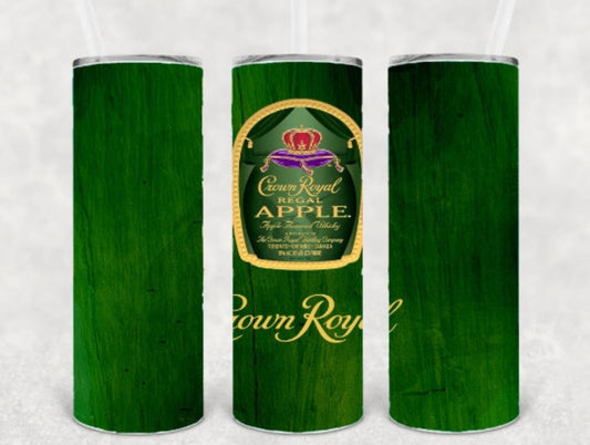 Crown Royal green apple tumbler 20oz