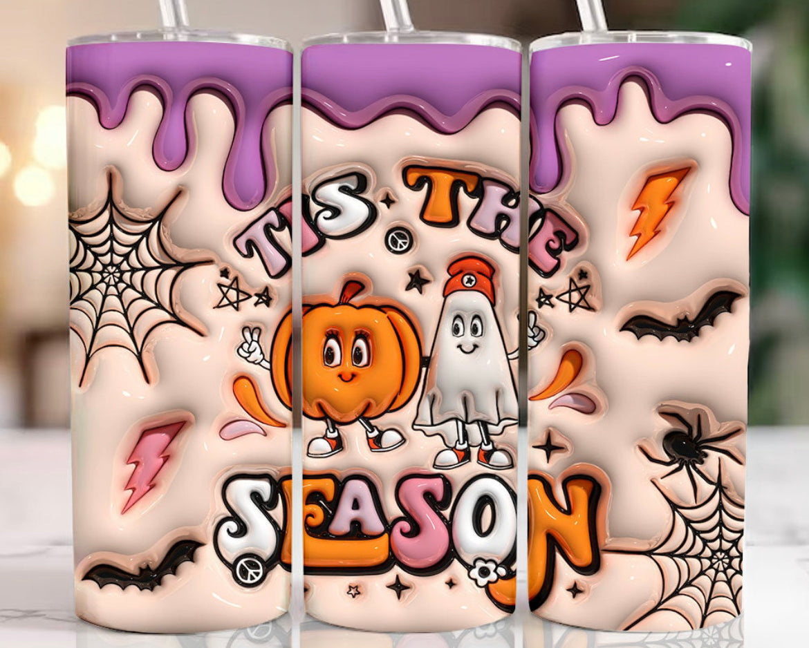 Inflated-Tis the Season Halloween 20oz tumbler